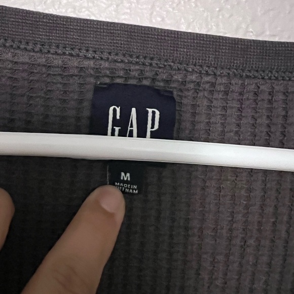 Gap Women's Waffle Knit Sweater Charcoal Gray - Picture 5 of 5